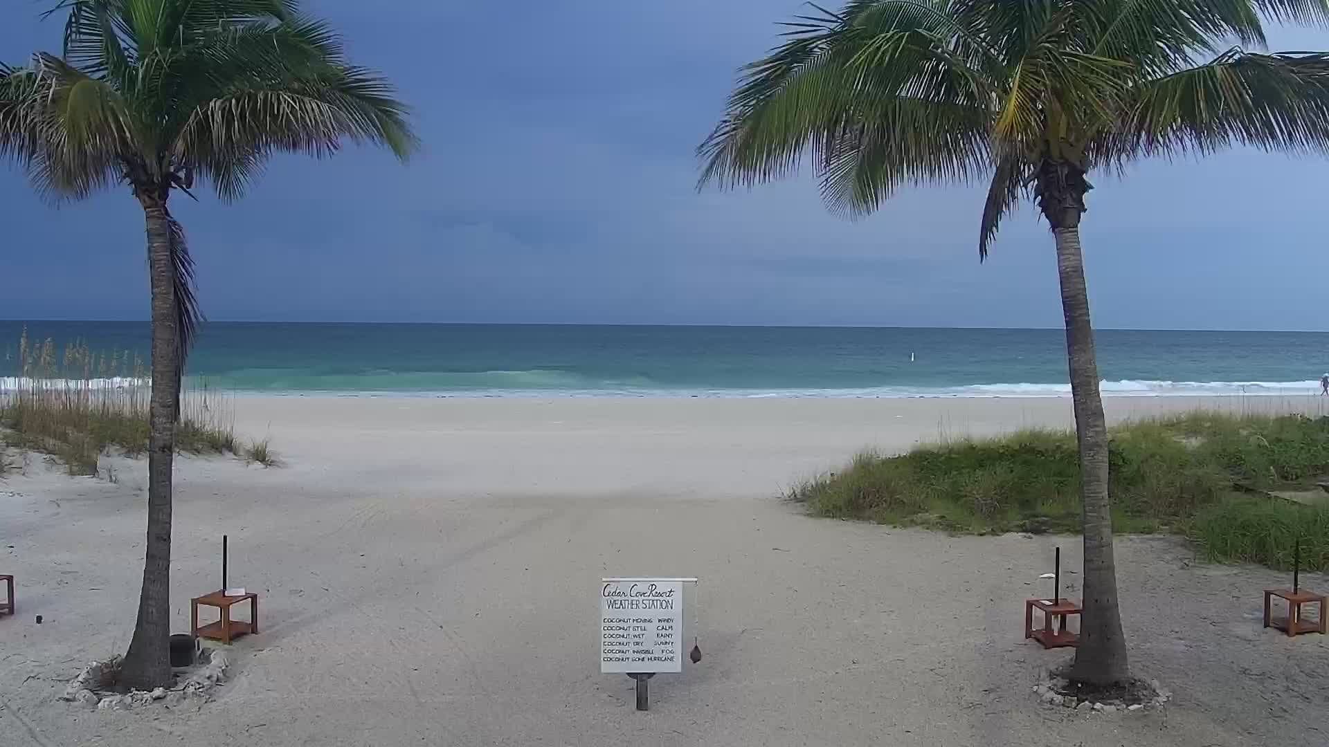 Cedar Key Beach Cam Recording Idalia (2023)