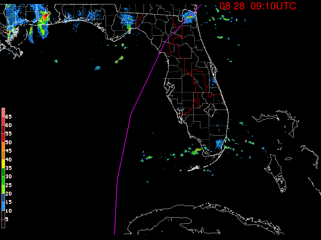 Florida Radar Recording From SFWMD for Idalia (2023)