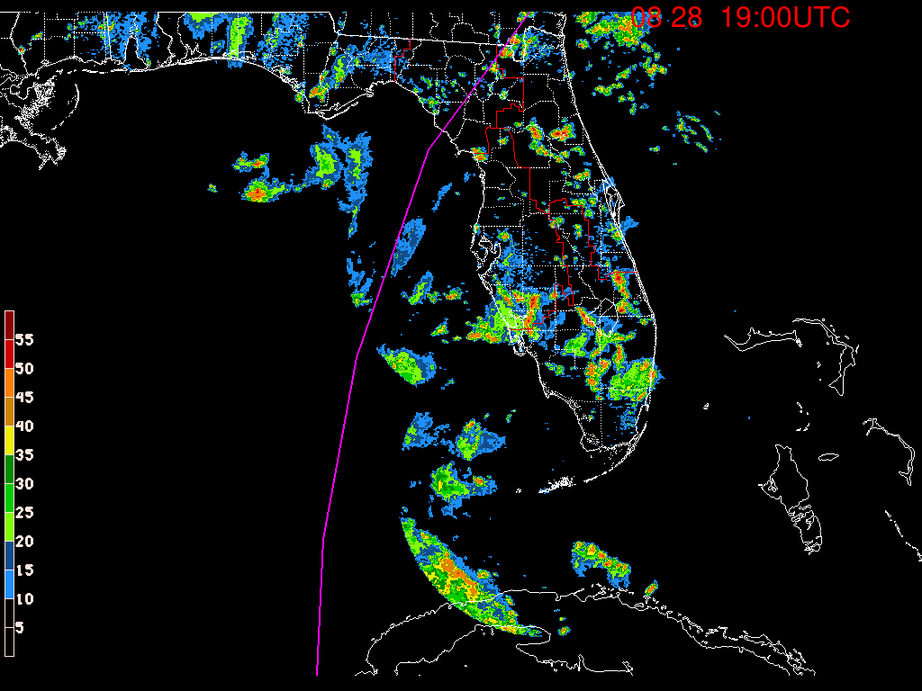 Florida Radar Recording From SFWMD for Idalia (2023)