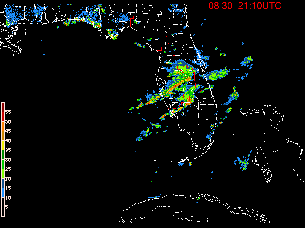 Florida Radar Recording From SFWMD for Idalia (2023)