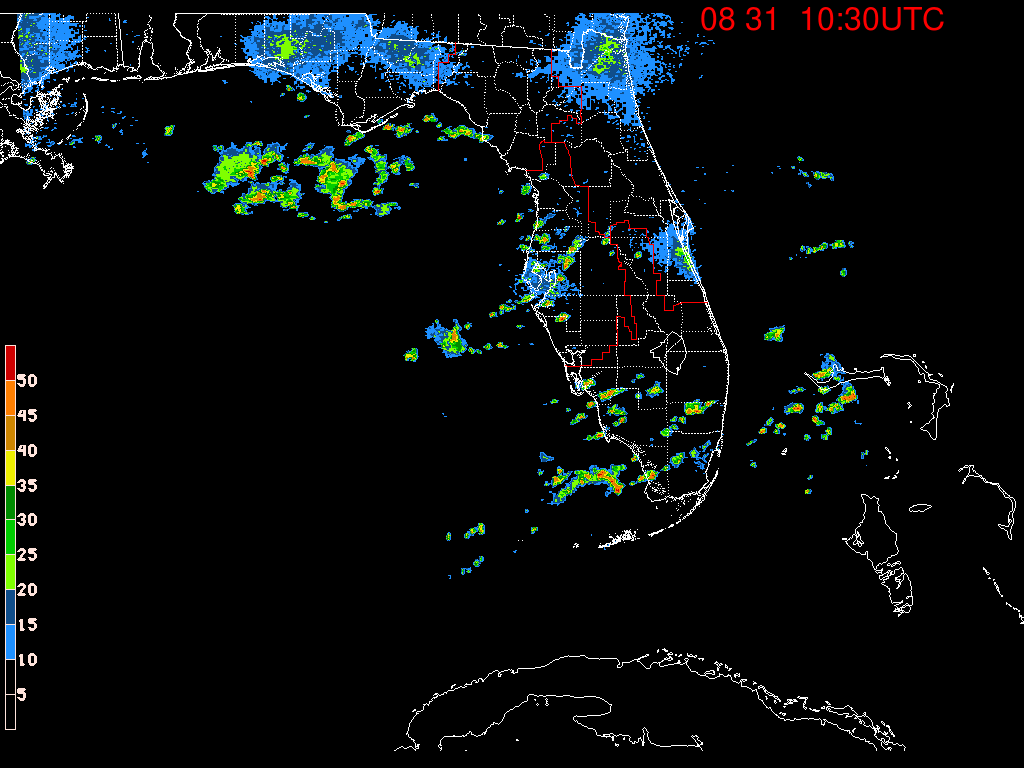 Florida Radar Recording From SFWMD for Idalia (2023)