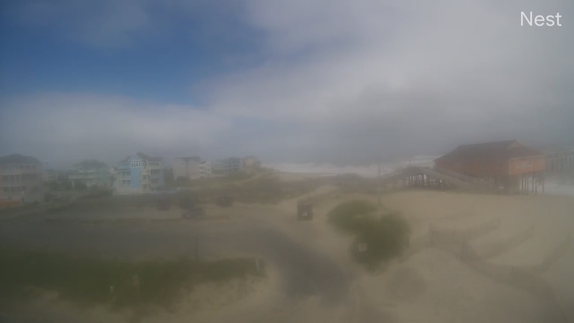 HT Rodanthe Pier Parking Lot Cam FE02 Ophelia (2023)