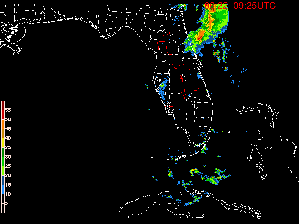 Florida Radar Recording From SFWMD for June Invest 92L (2024)