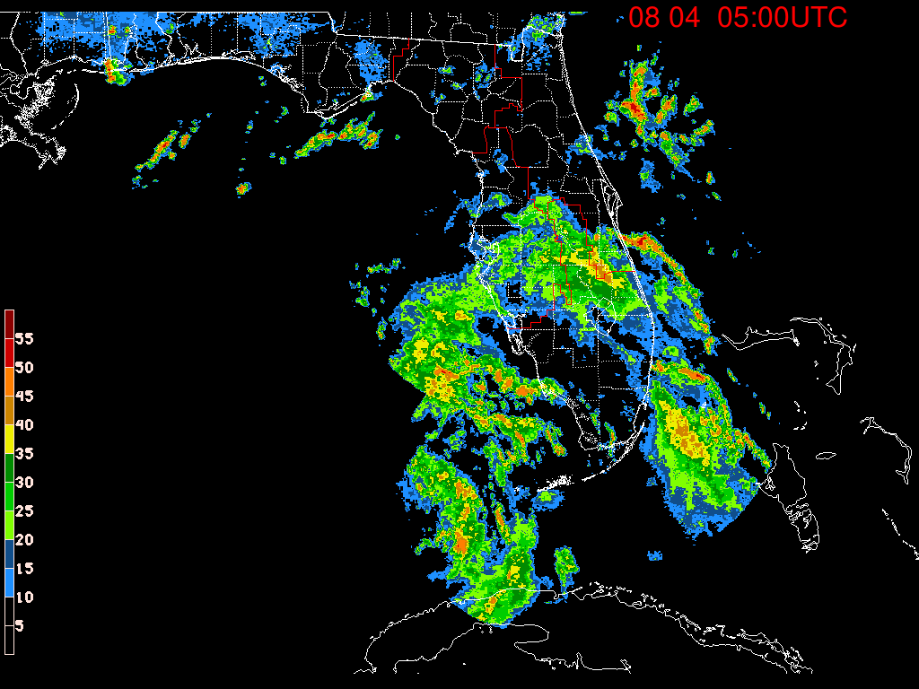 Florida Radar Recording From SFWMD for Debby (2024)