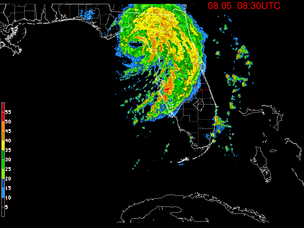Florida Radar Recording From SFWMD for Debby (2024)