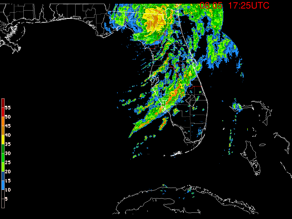 Florida Radar Recording From SFWMD for Debby (2024)