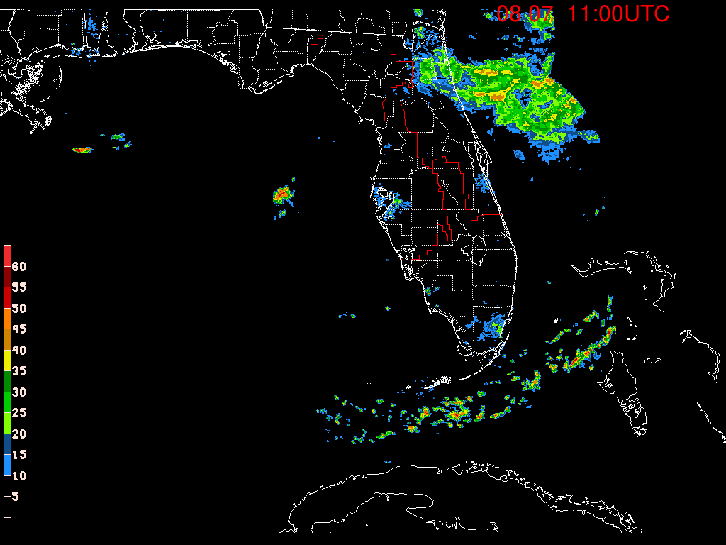 Florida Radar Recording From SFWMD for Debby (2024)