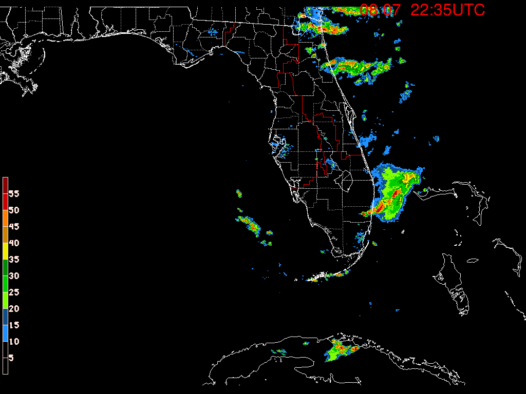Florida Radar Recording From SFWMD for Debby (2024)