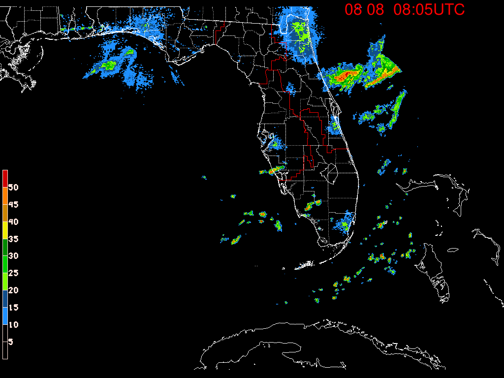 Florida Radar Recording From SFWMD for Debby (2024)