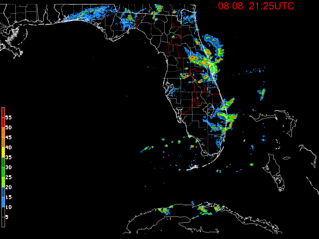 Florida Radar Recording From SFWMD for Debby (2024)