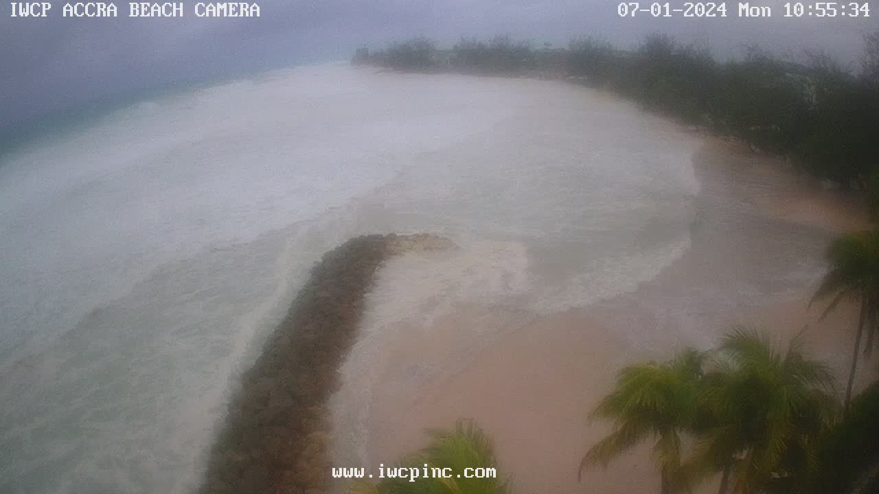 Accra Beach Barbados - Recording Beryl (2024)