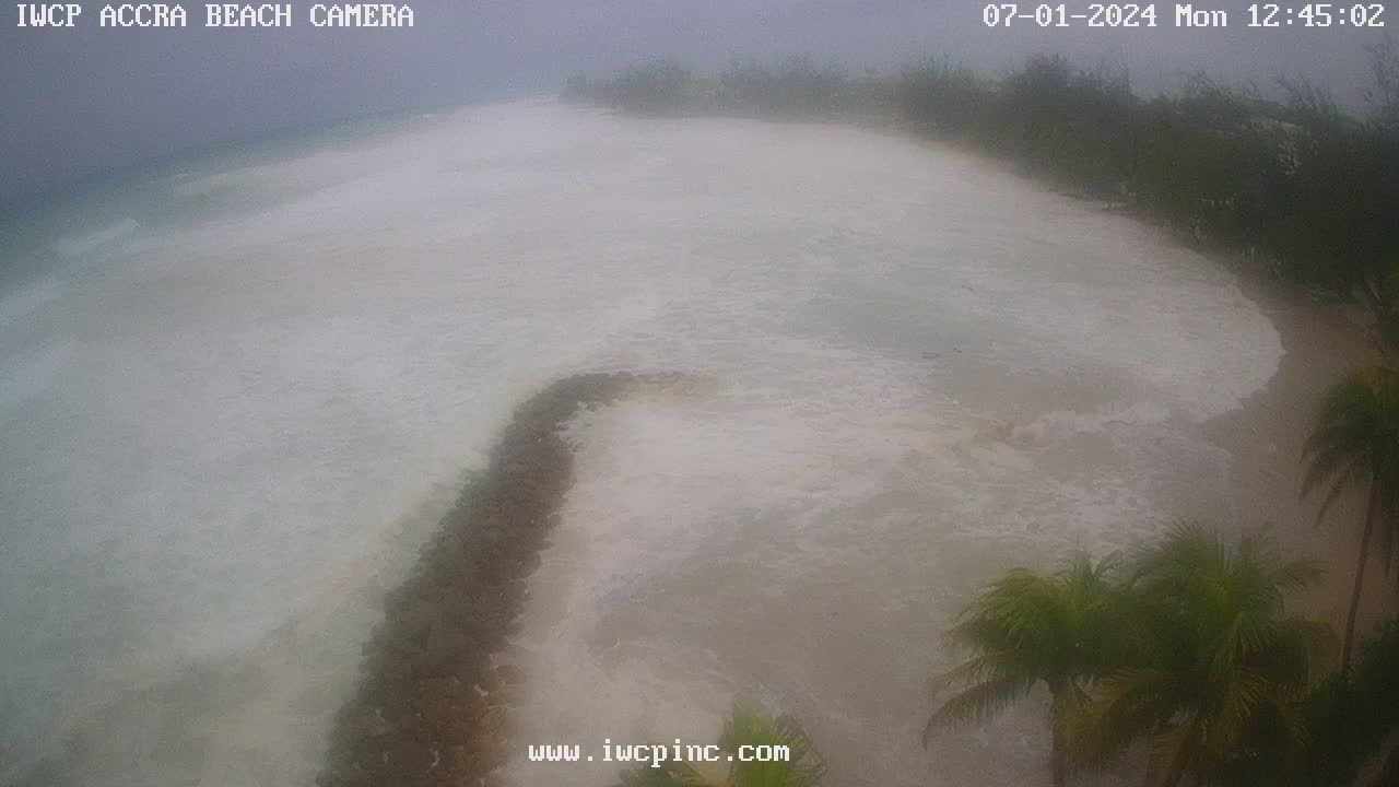 Accra Beach Barbados - Recording Beryl (2024)