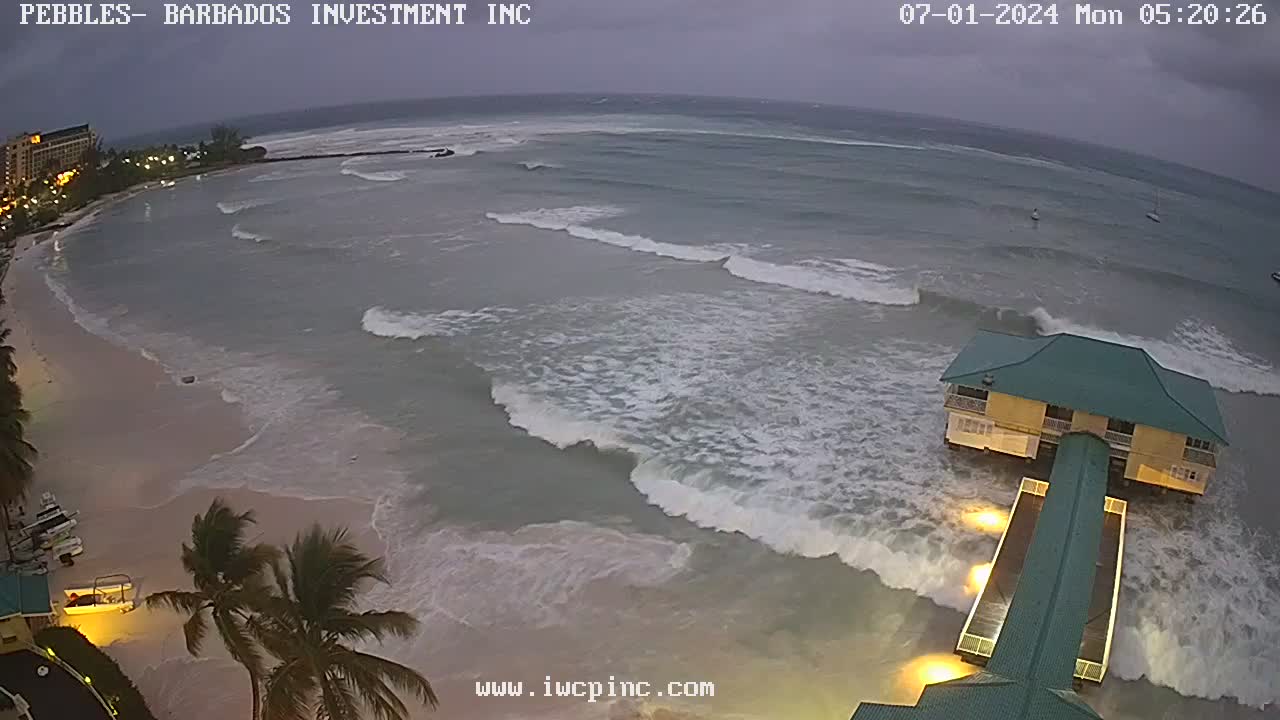 Pebbles Beach Barbados - Recording Beryl (2024)