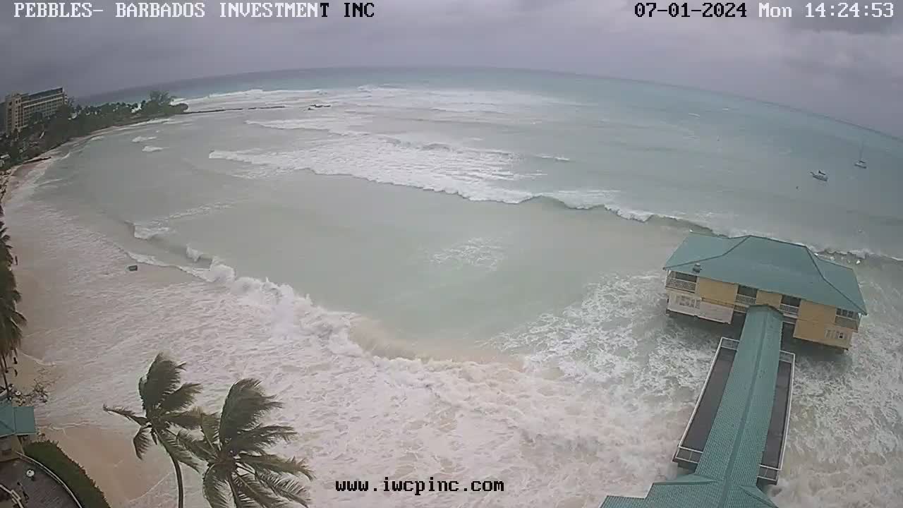 Pebbles Beach Barbados - Recording Beryl (2024)