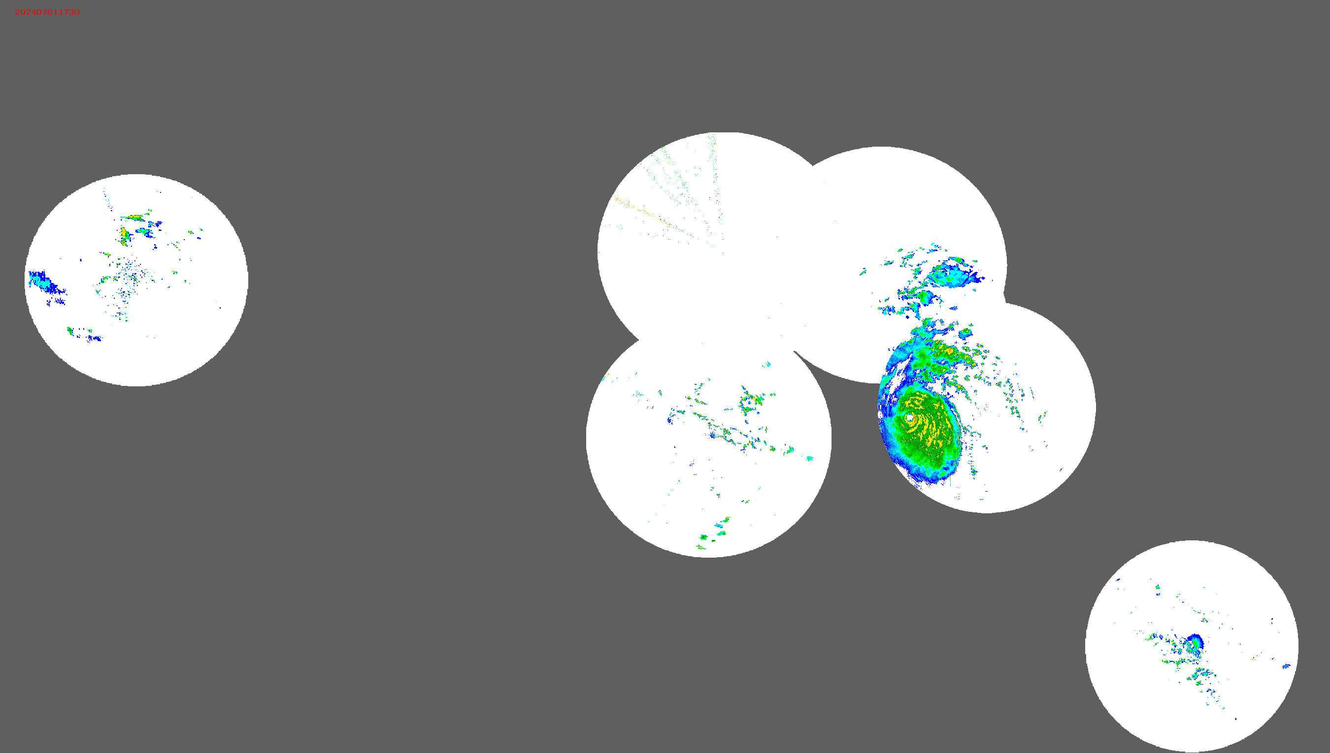 Barbados Weather Caribbean Radar Mosaic Animation for Beryl (2024)