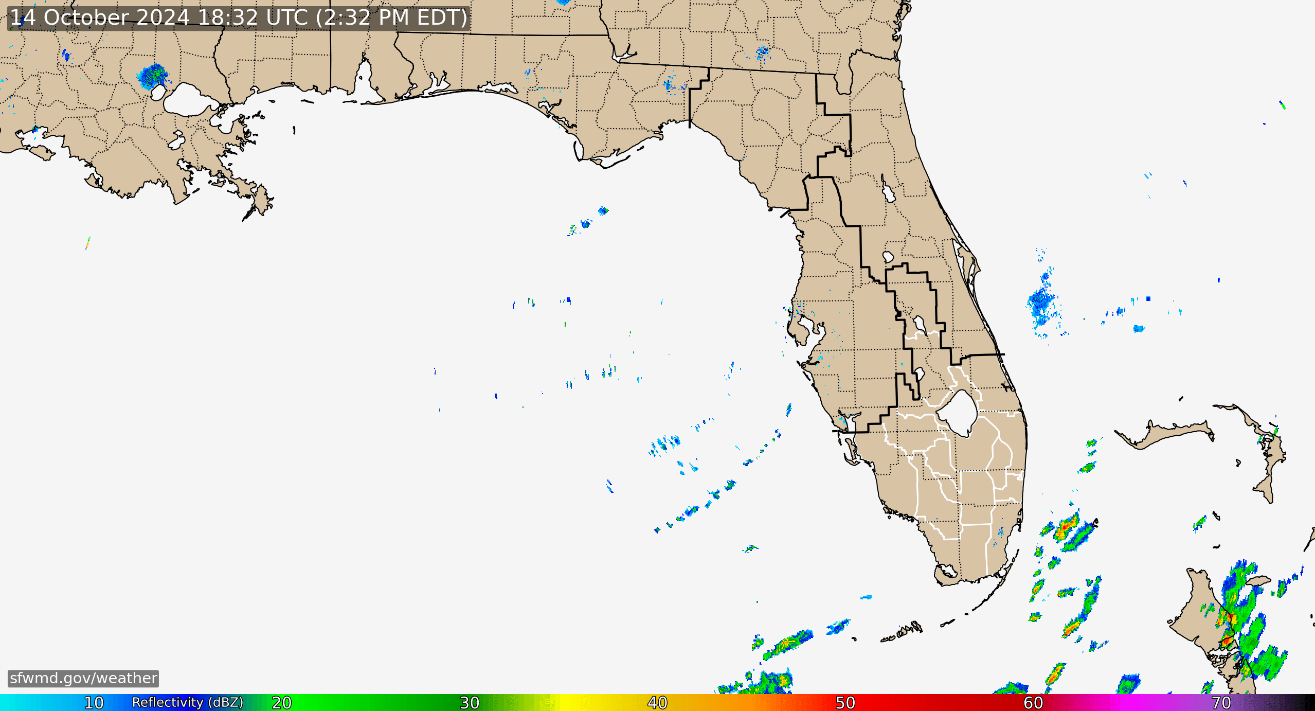 Florida Radar Recording From SFWMD for Milton (2024)