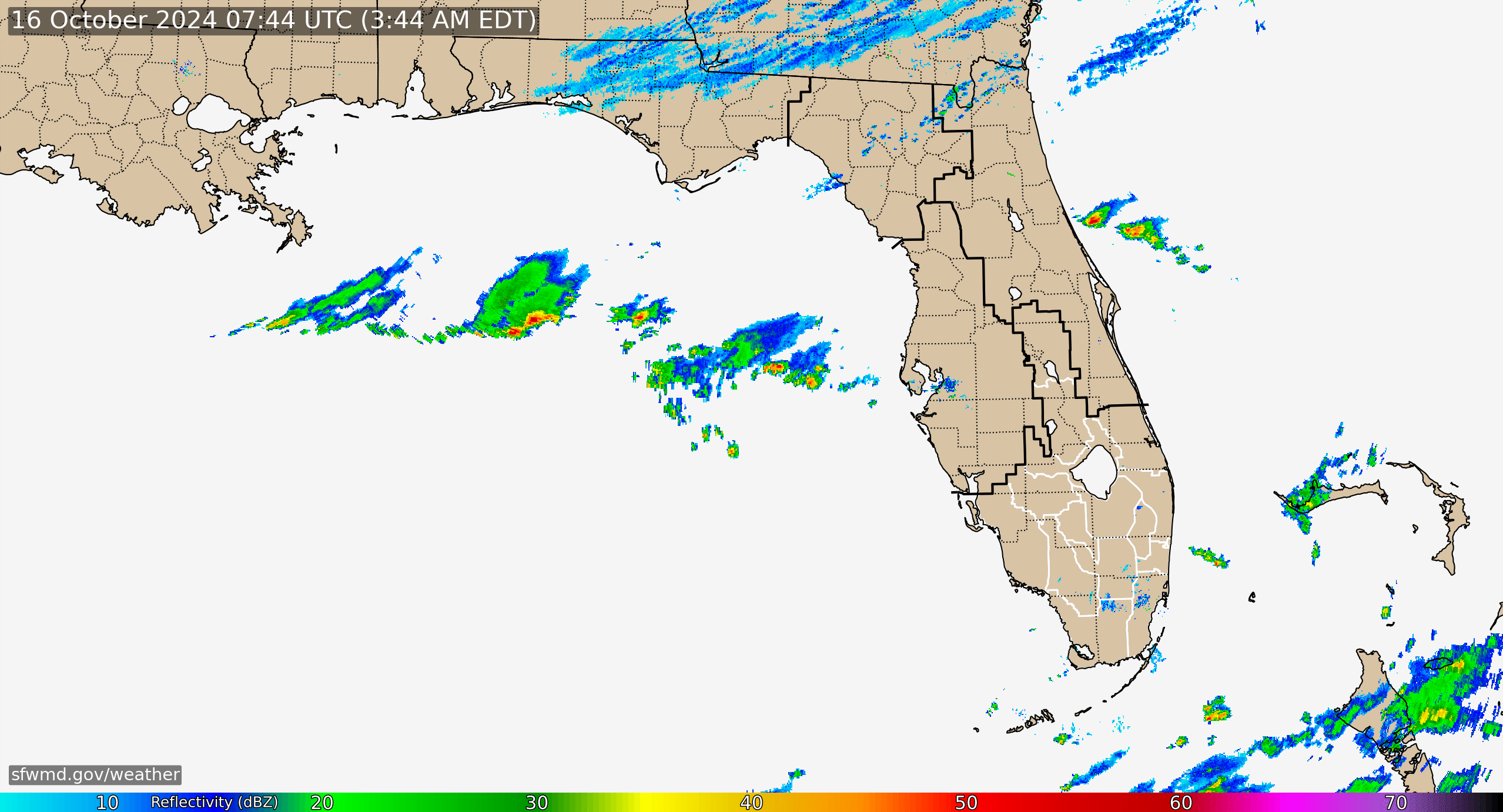 Florida Radar Recording From SFWMD for Milton (2024)