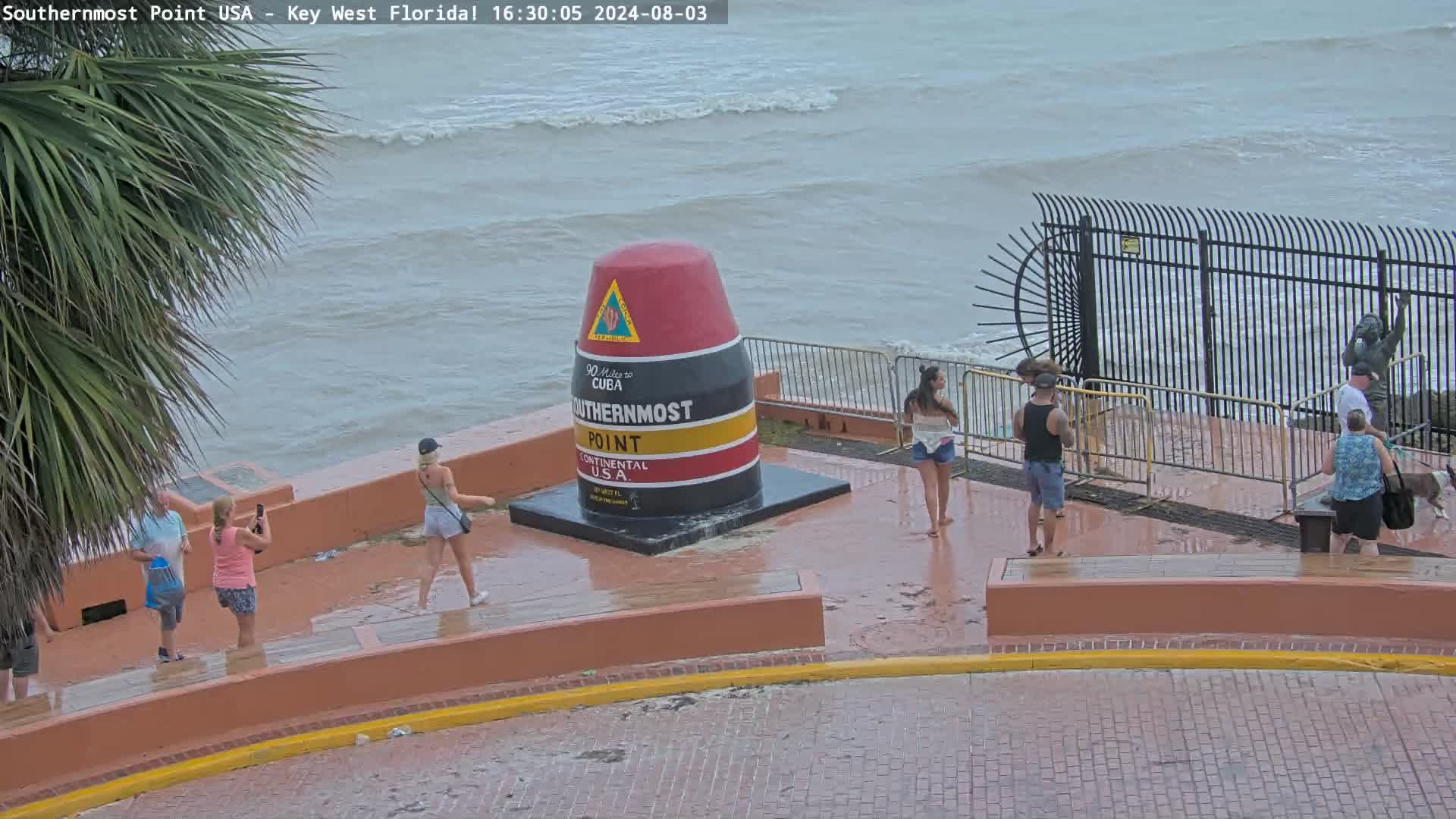 Southernmost Point Webcam Debby (2024)