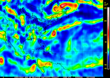 Vorticity Chart (August 2025)