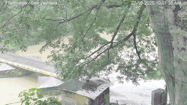 Part 2 Rio Cobre Flatbridge Webcam For Meilssa Landfall Mon/Tue (2025)
