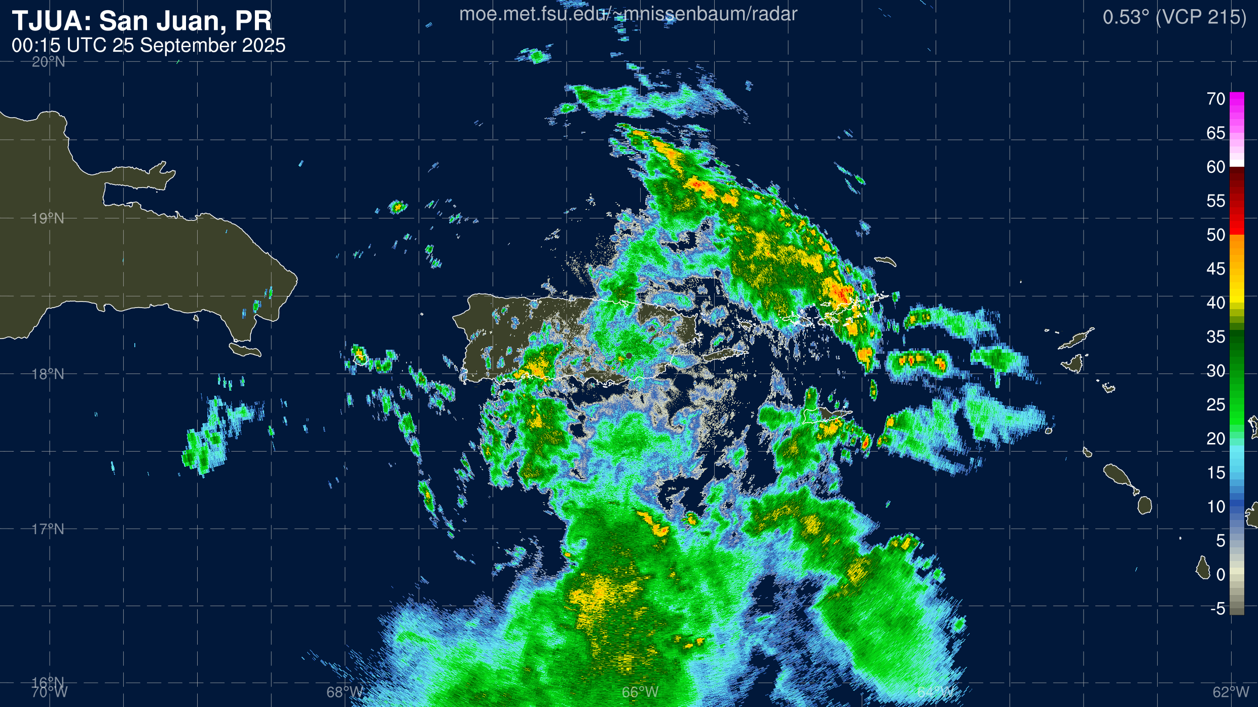 San Juan Radar Recording of 94L (Sep 2025) Approach
