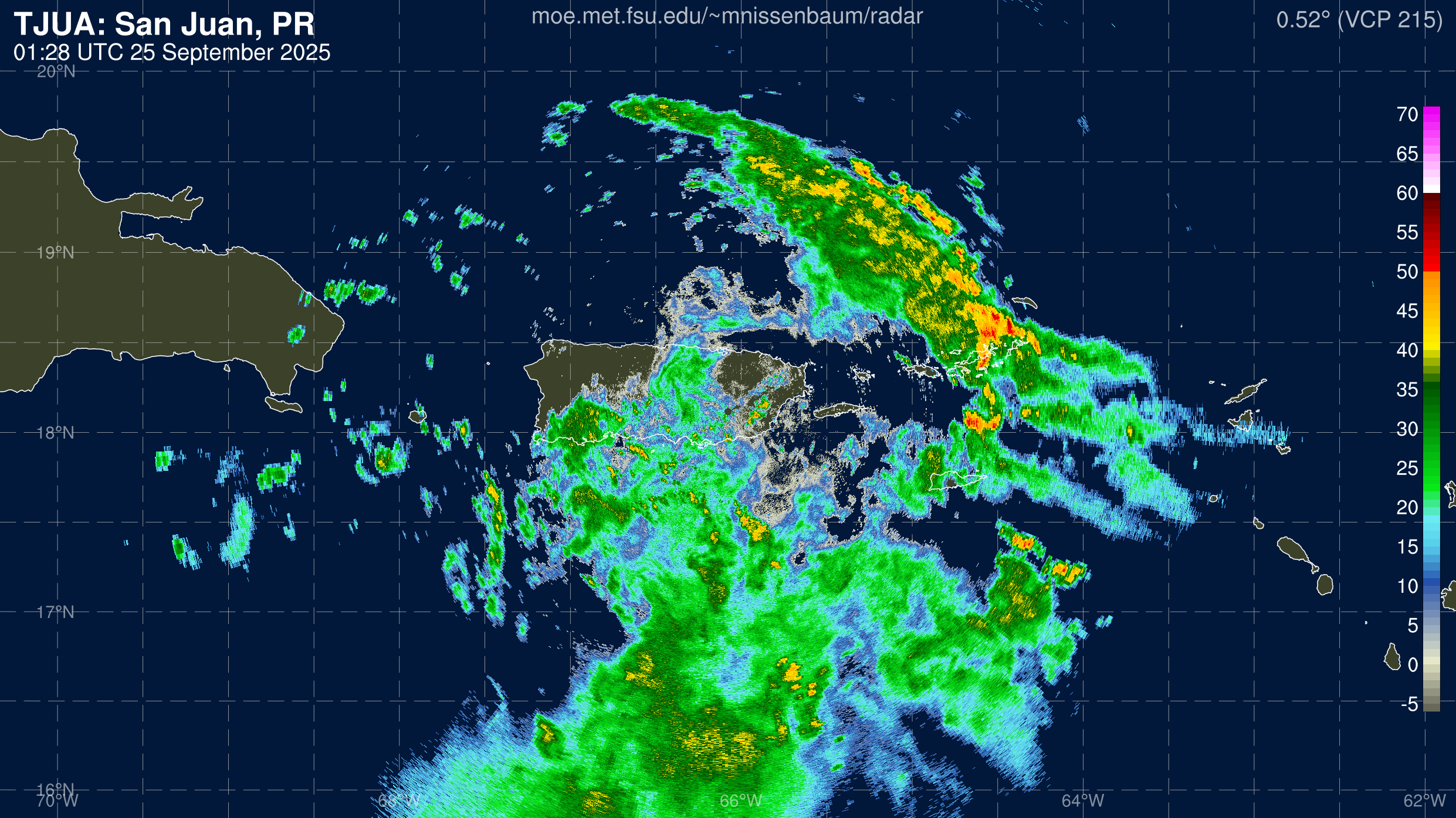San Juan Radar Recording of 94L (Sep 2025) Approach