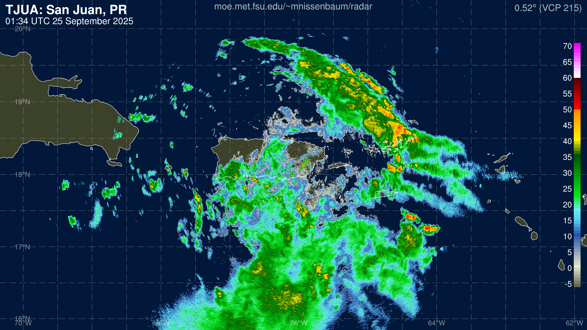 San Juan Radar Recording of 94L (Sep 2025) Approach
