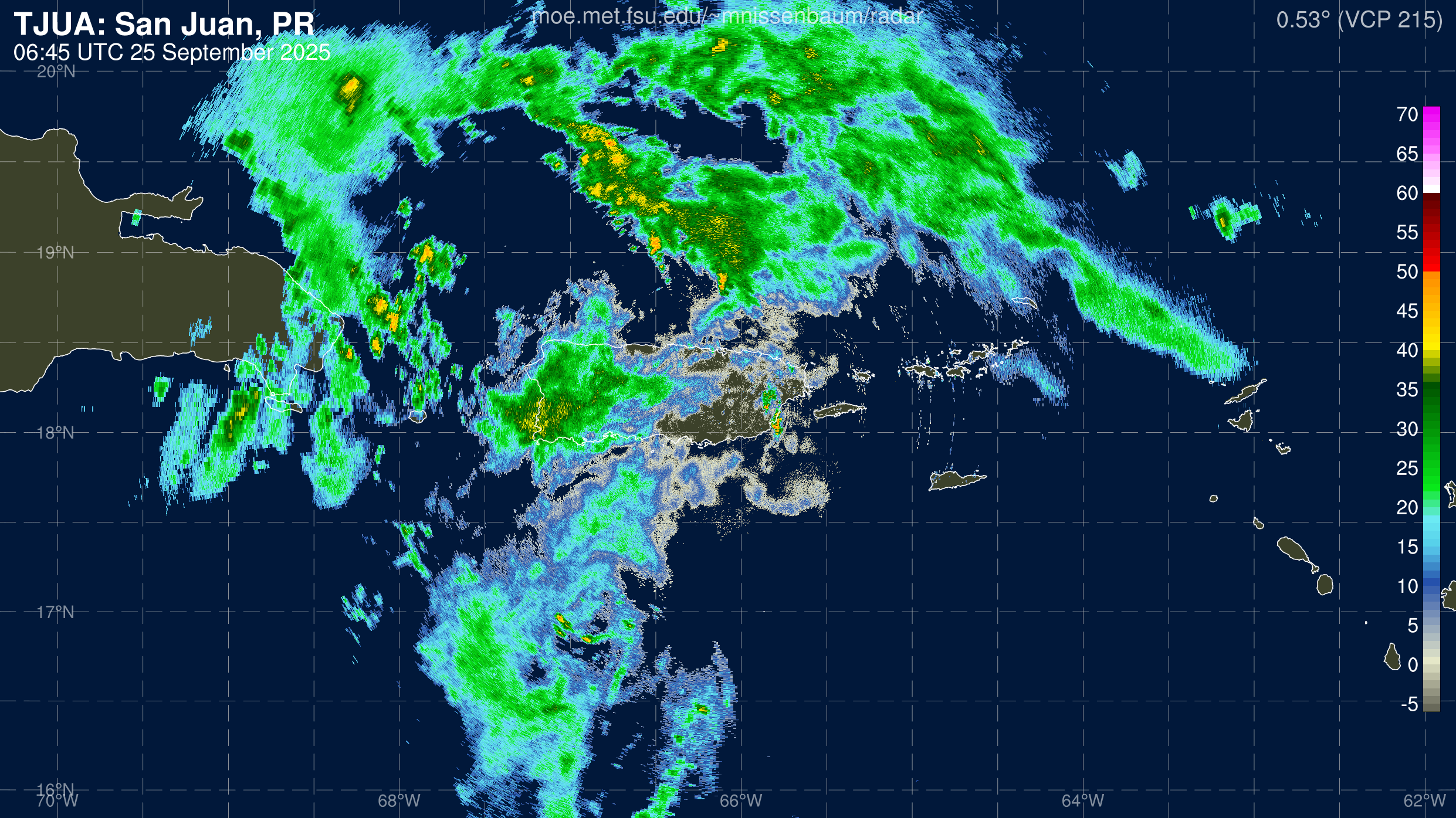 San Juan Radar Recording of 94L (Sep 2025) Approach