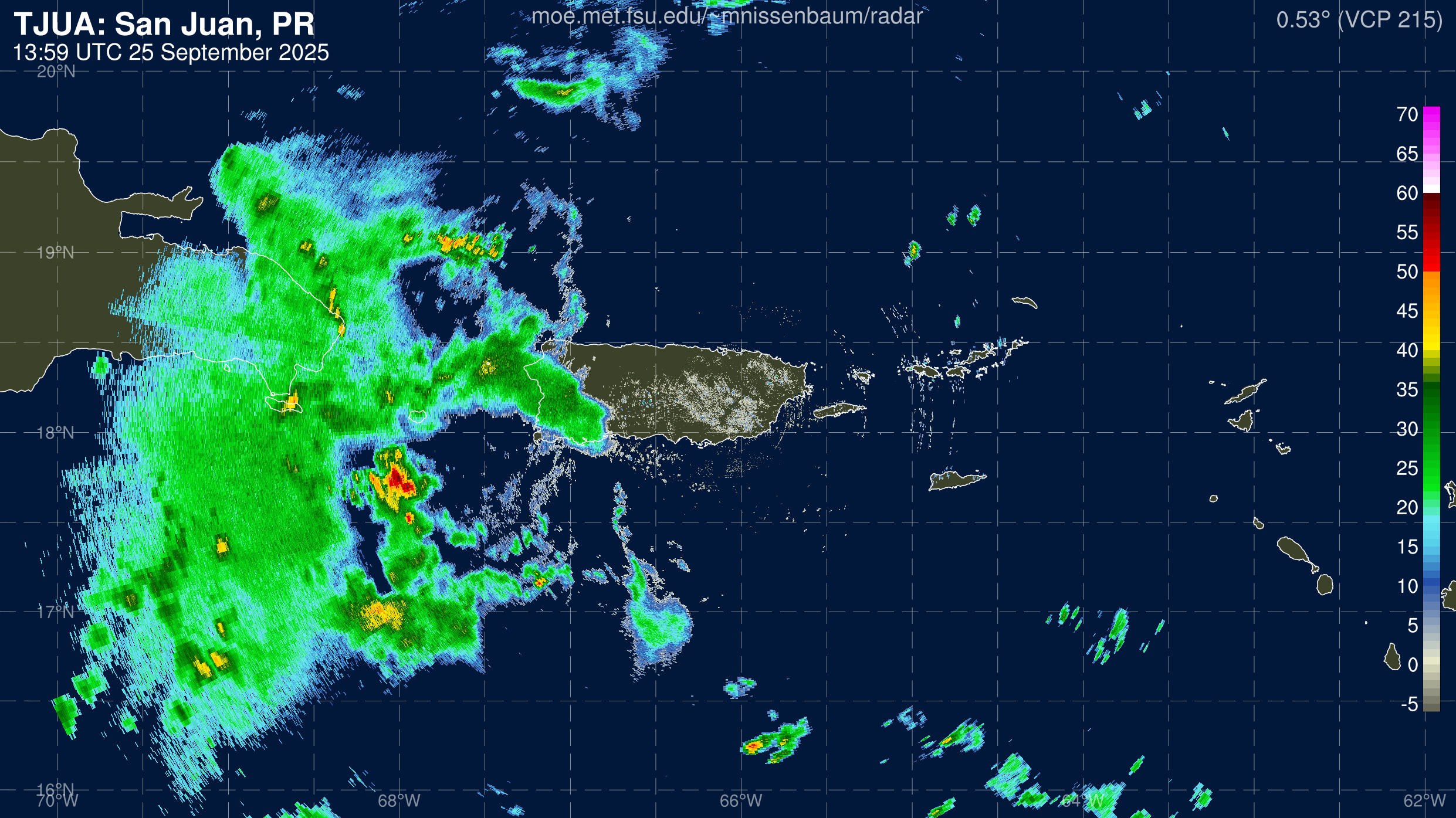San Juan Radar Recording of 94L (Sep 2025) Approach