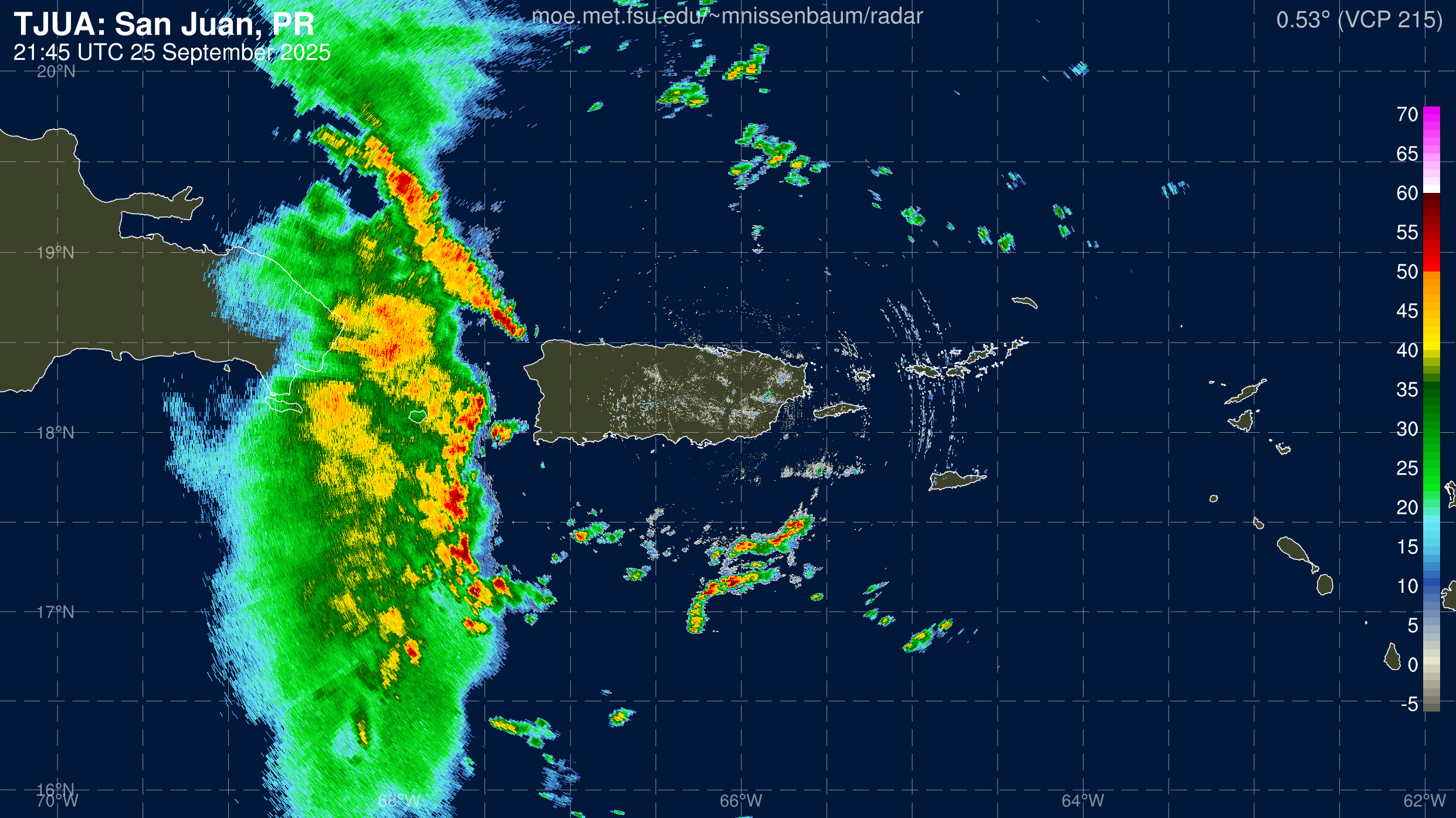 San Juan Radar Recording of 94L (Sep 2025) Approach